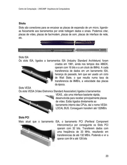 1 Evolução do computador. Ábaco A primeira ... - FTP Unicamp