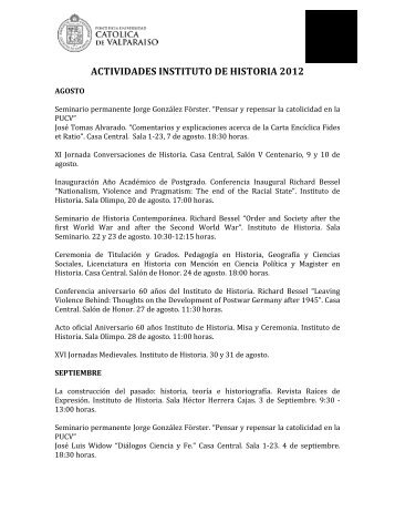 Revisar Programa de Actividades