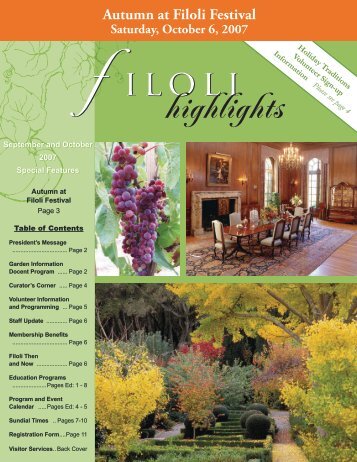 highlights - Filoli