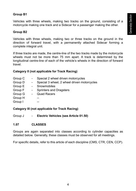 2012 FIM Technical Rules Motocross