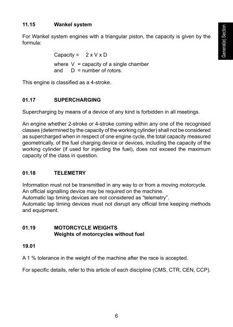 2012 FIM Technical Rules Motocross