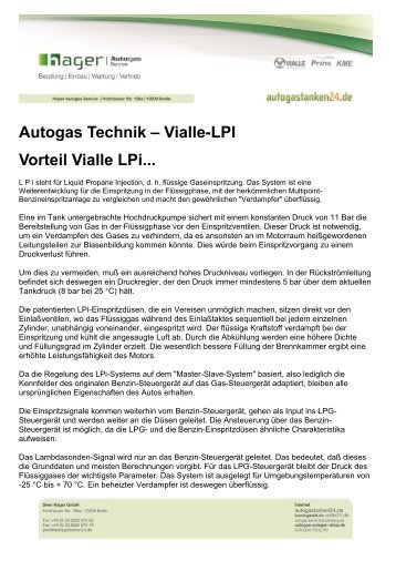 Vialle-Lpi Vorteil Vialle Lpi... - Autogas