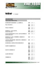 wine fra - Fine Food International