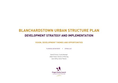 Blanchardstown Urban Structure Plan - Fingal County Council