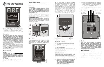 A B 1 2 - Fire-Lite Alarms
