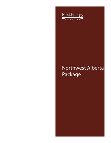 Northwest Alberta.indd - FirstEnergy Capital Corp.