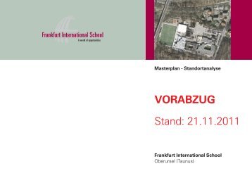 FIS Masterplan.indb - Frankfurt International School