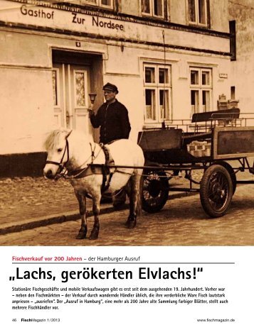 „Lachs, gerökerten Elvlachs!“ - Fischmagazin.de