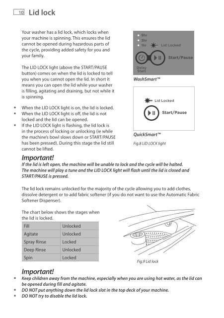 Installation instructions and User guide - Fisher & Paykel