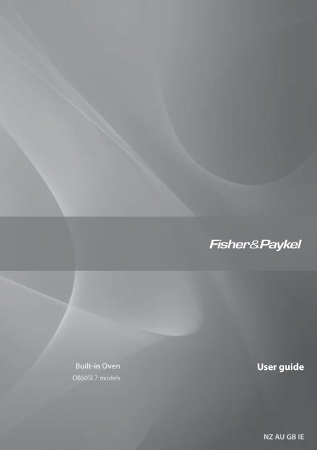 usr guide ob60sl7 aa gb fp - Fisher & Paykel