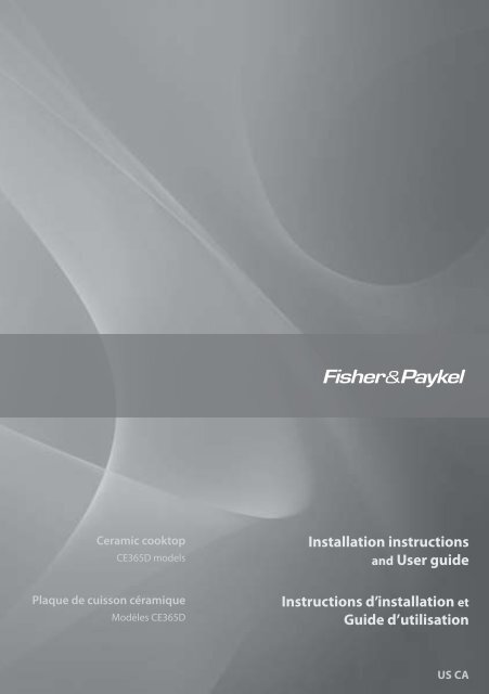 Installation instructions - Fisher & Paykel