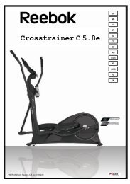 Handbuch Crosstrainer C 5.1e - Reebok Fitness