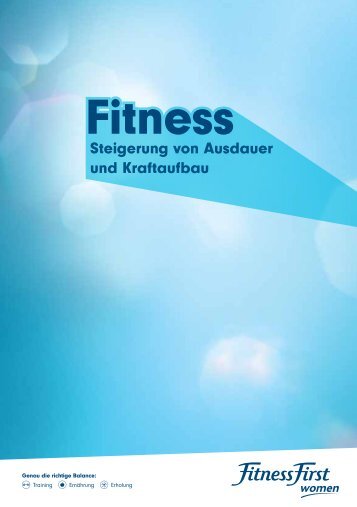 Broschüre PDF - Fitness First