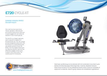 Fluid E720 Cycle XT - First Degree Fitness