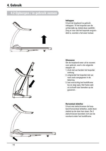 Gebruiksaanwijzing LOOPBAND - Engine Sports Group