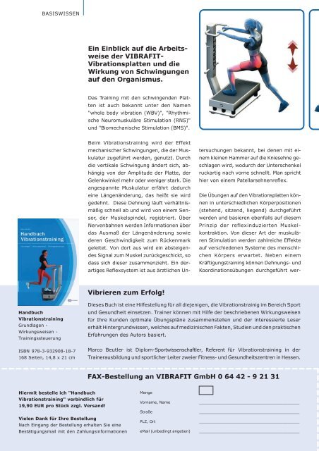 Vibrafit News Ausgabe 1 - fitnesslounge soest