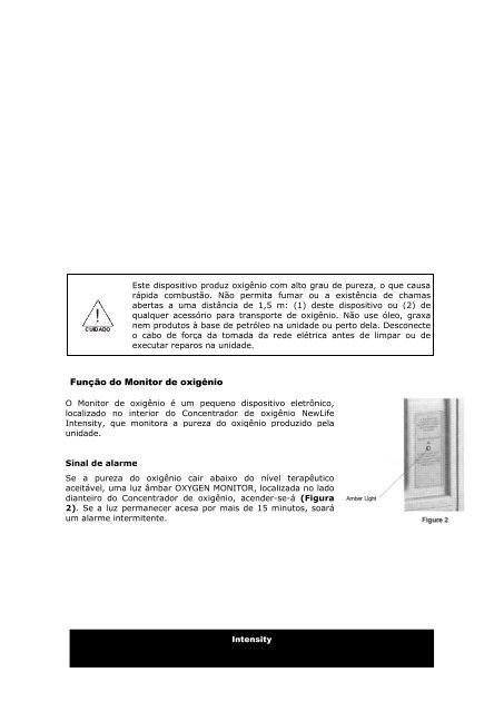 Concentrador de oxigênio NewLife® Intensity - Fisiocarebrasil.com.br