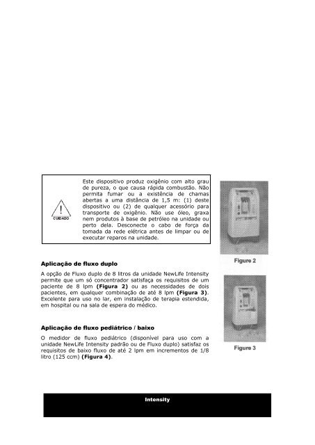 Concentrador de oxigênio NewLife® Intensity - Fisiocarebrasil.com.br