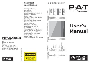 P-0172 Manual FL PAT 040909.indd - Fixturlaser