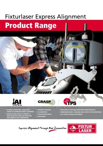 Fixturlaser Shaft Alignment Product Range Brochure