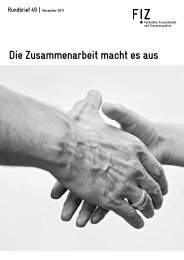 Die Zusammenarbeit macht es aus - FIZ Fachstelle Frauenhandel ...