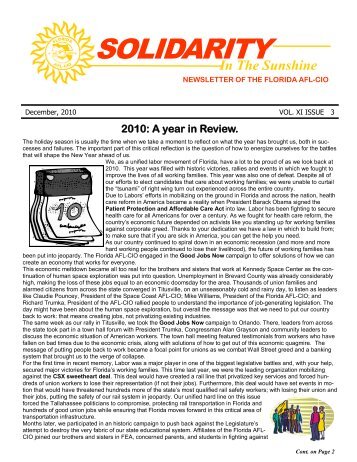 December - Florida AFL-CIO