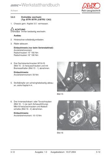 Drehstäbe wechseln.pdf - Flair-Arto-Clou Forum