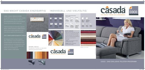 Casada Polster Coco-Typenplan als PDF-Download