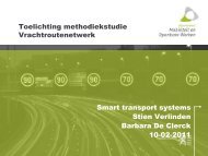 Visie op het vrachtroutenetwerk - Flanders Smart Hub