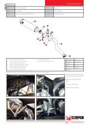 FITTING INSTRUCTIONS 1/3 - Scorpion