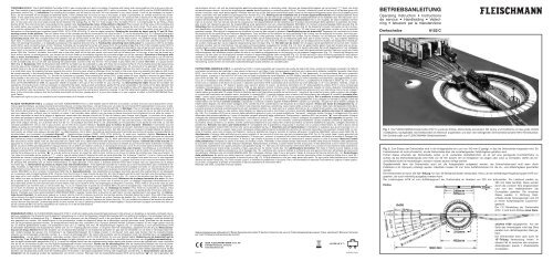 Anleitung - Fleischmann