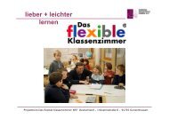lieber + leichter lernen - Das flexible Klassenzimmer
