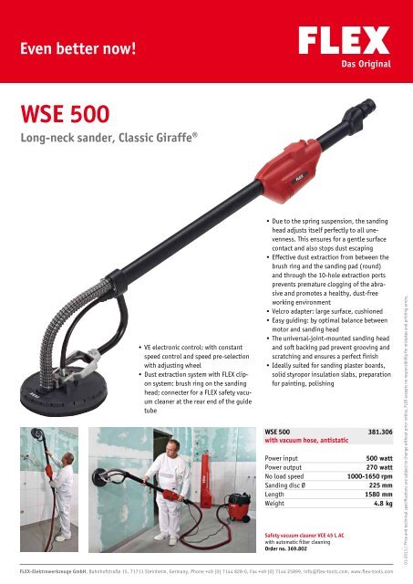 Flex giraffe wse 500