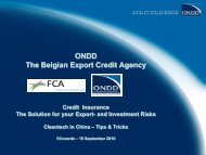 ONDD The Belgian Export Credit Agency - Flanders Smart Hub