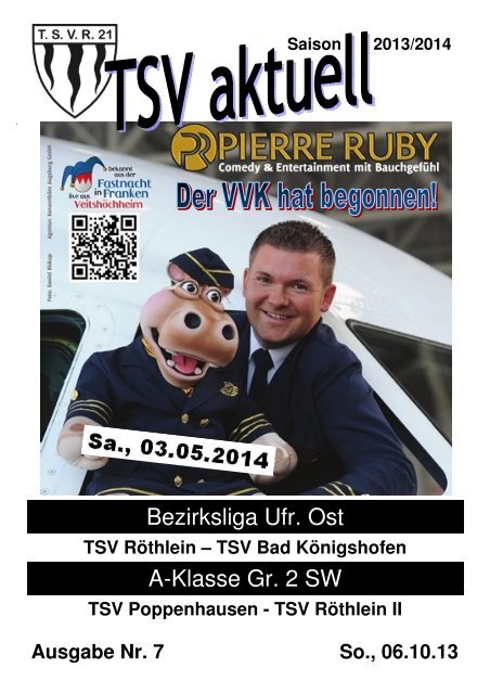 TSV aktuell Nr. 7 2013/14