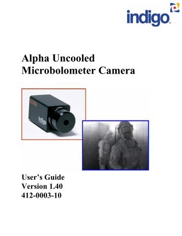 Alpha Uncooled Microbolometer Camera - Flir Systems