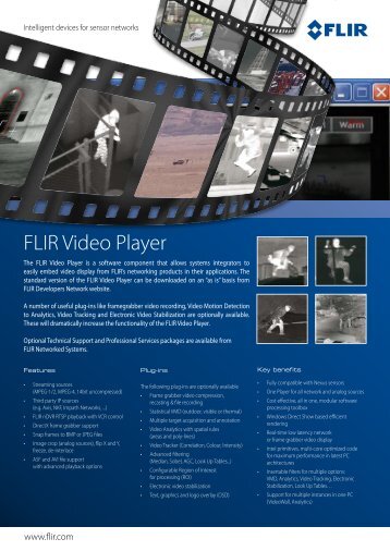 FLIR Video Player - Flir Systems