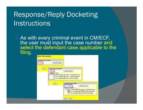 CM/ECF eFiling Attorney Tutorial: - the Northern District of Florida