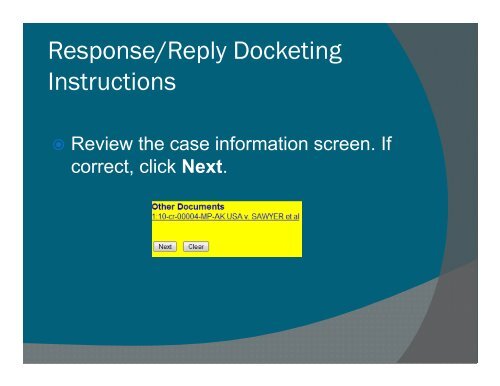 CM/ECF eFiling Attorney Tutorial: - the Northern District of Florida