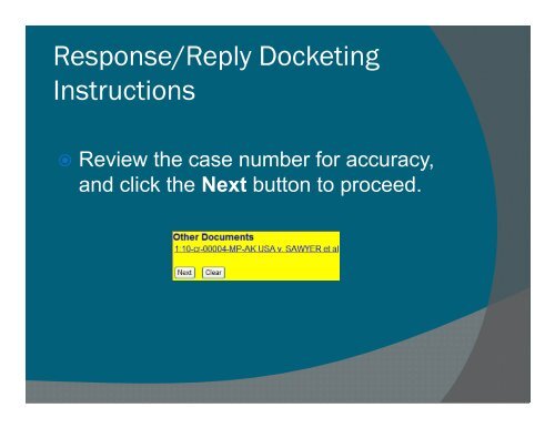 CM/ECF eFiling Attorney Tutorial: - the Northern District of Florida