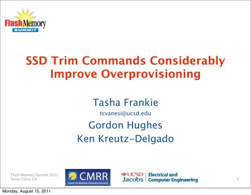 SSD Trim Commands Considerably Improve Overprovisioning