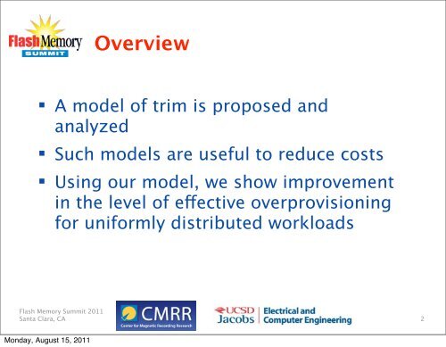 SSD Trim Commands Considerably Improve Overprovisioning