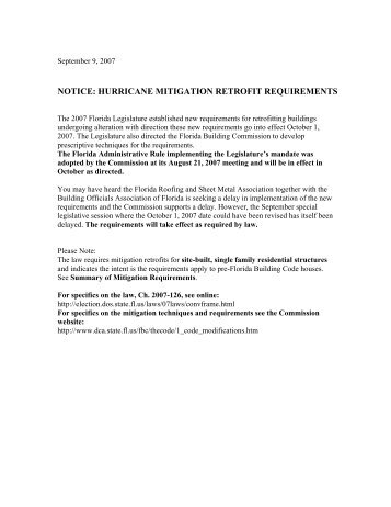 Florida Building Code Requirements Wind Mitigation Florida Building Code Requirements Wind Mitigation