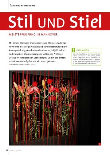 Download des Artikels im PDF-Format. - Floristmeisterschule ...