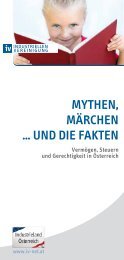 Mythen, Märchen ... und die Fakten - Industriellenvereinigung