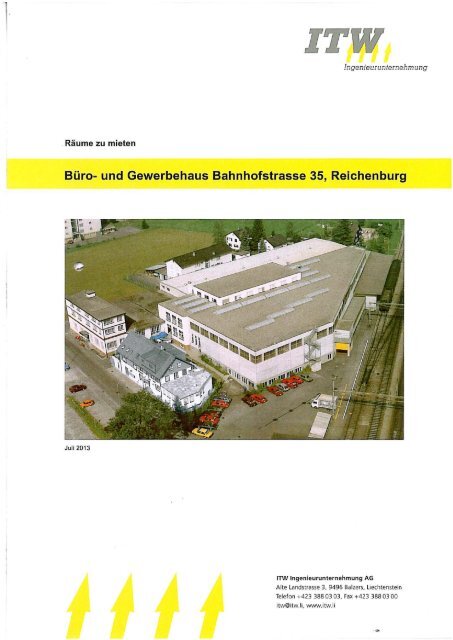 Broschüre - ITW Ingenieurunternehmung AG