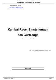 Kanibal Race: Einstellungen des Gurtzeugs - Flugschule Hochries