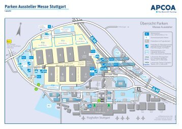 Parken Aussteller Messe Stuttgart - Flughafen Stuttgart