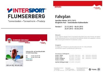 Fahrplan Version 1 (pdf) - Flumserberg