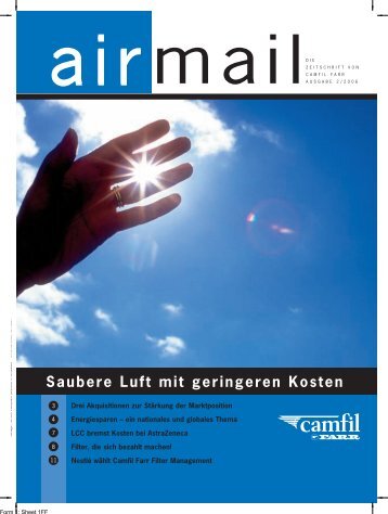 2006 - Saubere Luft mit geringeren Kosten - Camfil